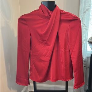 H & M Elegant Red Women's Top